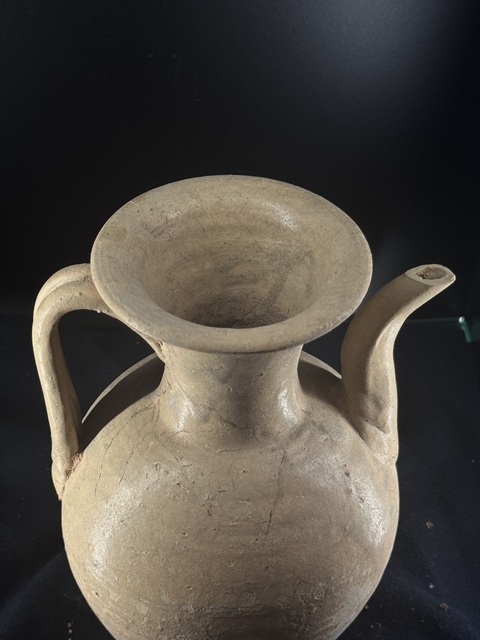 古玩陶瓷青瓷執壺真品鑒賞圖