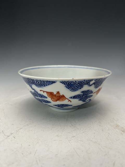 古玩陶瓷清光·緒云福紋碗真品鑒賞圖