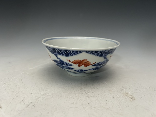 古玩陶瓷清光·緒云福紋碗真品鑒賞圖