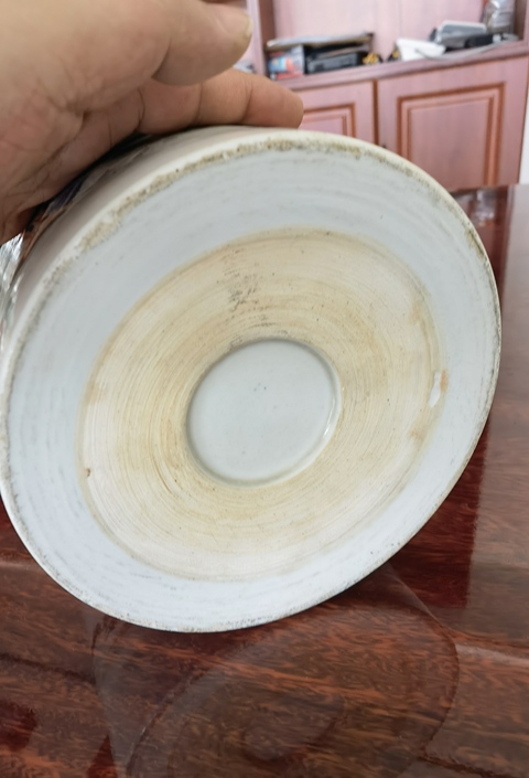 古玩陶瓷人物紋粉彩筆筒真品鑒賞圖