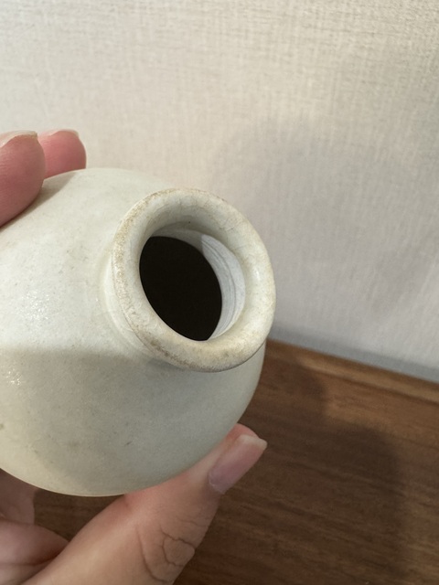 古玩陶瓷唐 邢窯白釉梅瓶拍賣,當前價格35800元