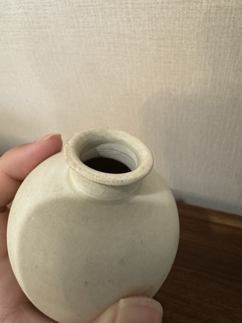 古玩陶瓷唐 邢窯白釉梅瓶拍賣,當前價格35800元