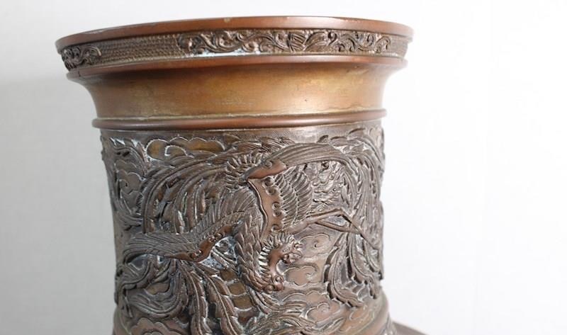 古玩銅器銅瓶真品鑒賞圖