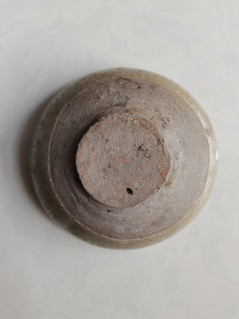 古玩陶瓷岳州窯青釉羅漢盞真品鑒賞圖
