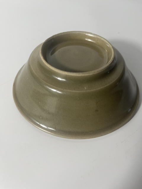 古玩陶瓷龍泉窯青瓷洗真品鑒賞圖
