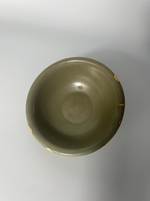 古玩陶瓷元代龍泉窯蓮瓣碗真品鑒賞圖