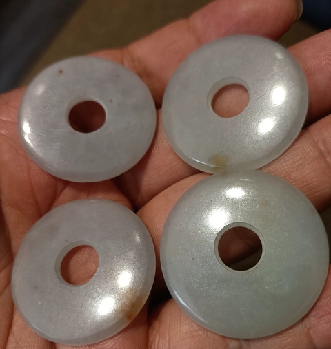 古玩玉器翡翠雕“素紋璧”真品鑒賞圖