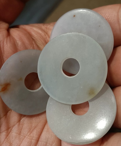古玩玉器翡翠雕“素紋璧”真品鑒賞圖