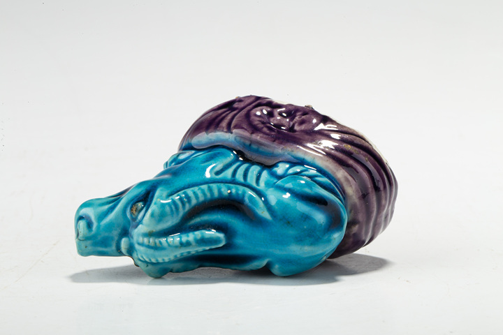 古玩陶瓷·孔雀藍釉吳牛喘月瓷塑
真品鑒賞圖