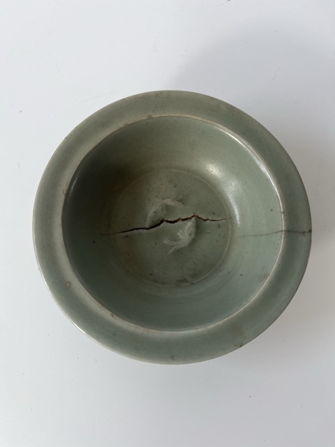 古玩陶瓷元代龍泉窯雙魚洗真品鑒賞圖