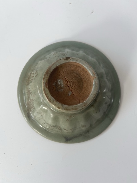 古玩陶瓷元代龍泉窯雙魚洗真品鑒賞圖