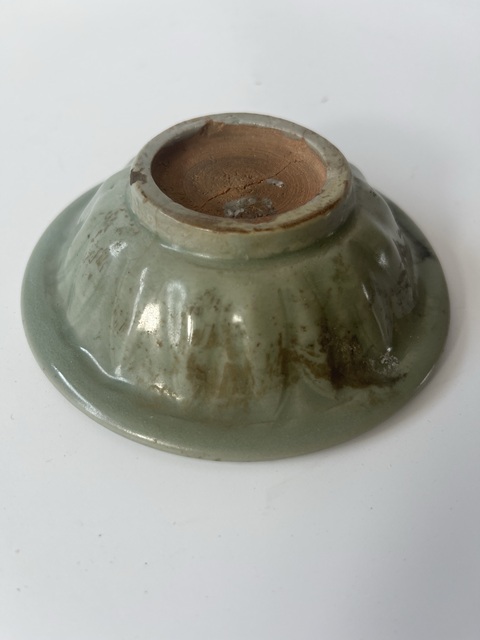古玩陶瓷元代龍泉窯雙魚洗真品鑒賞圖