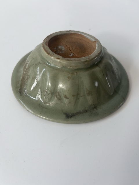古玩陶瓷元代龍泉窯雙魚洗真品鑒賞圖