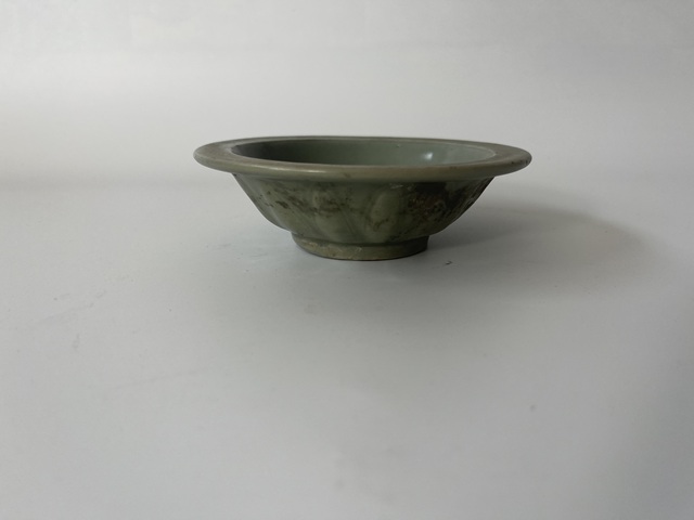 古玩陶瓷元代龍泉窯雙魚洗真品鑒賞圖