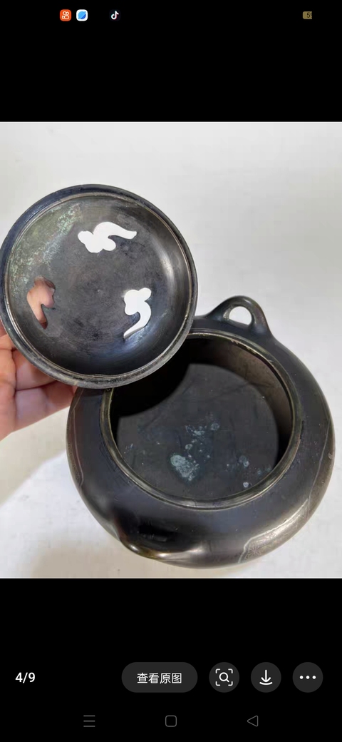 古玩銅器熏爐真品鑒賞圖