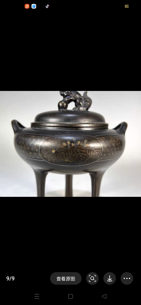 古玩銅器熏爐真品鑒賞圖