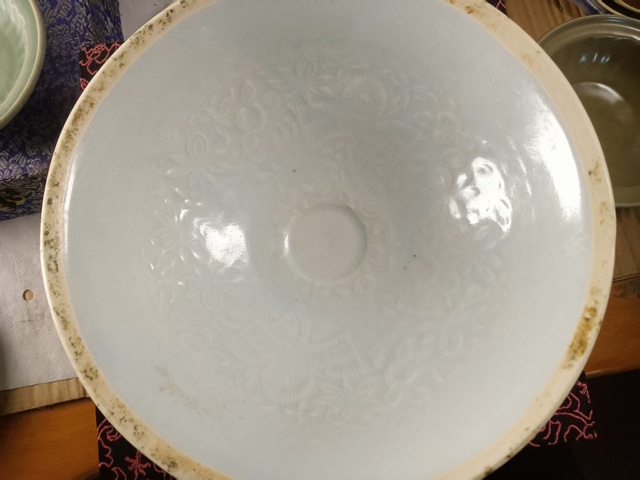 古玩陶瓷芒口圈足覆燒工藝碗真品鑒賞圖