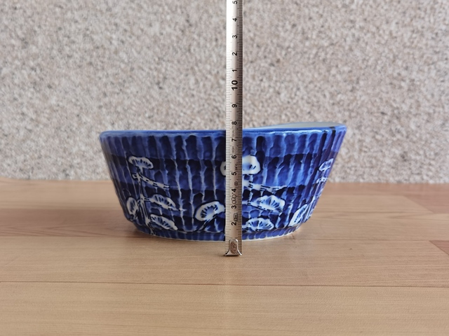 古玩陶瓷出口創匯期青花碗拍賣,當前價格198元