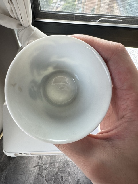 古玩陶瓷獅紋馬蹄杯真品鑒賞圖