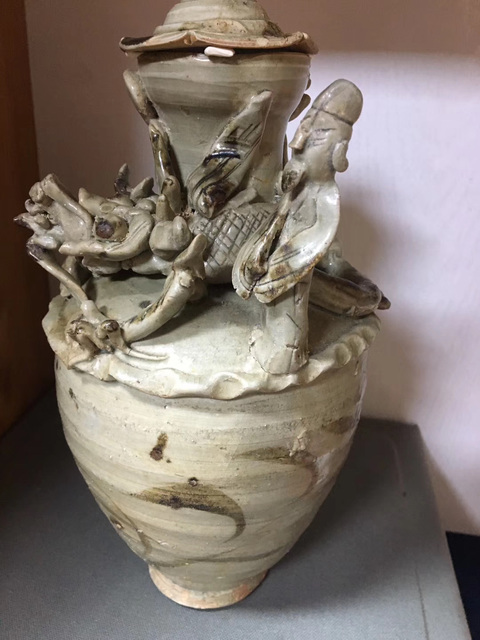 古玩陶瓷將樂窯龍虎瓶拍賣,當前價格8000元