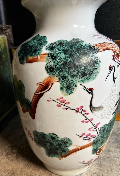古玩陶瓷粉彩瓶真品鑒賞圖
