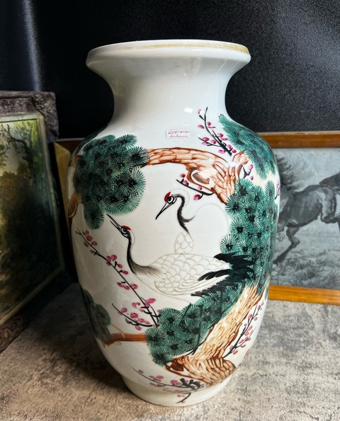 古玩陶瓷粉彩瓶真品鑒賞圖
