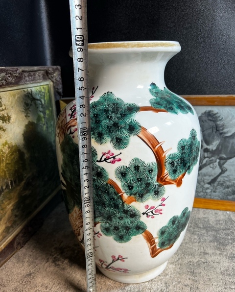 古玩陶瓷粉彩瓶真品鑒賞圖