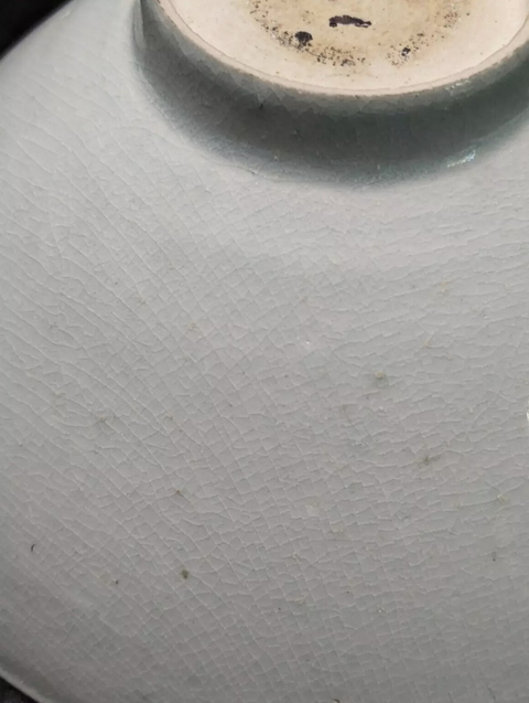 古玩陶瓷刻花蓖紋碗真品鑒賞圖