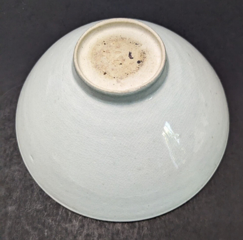 古玩陶瓷刻花蓖紋碗真品鑒賞圖