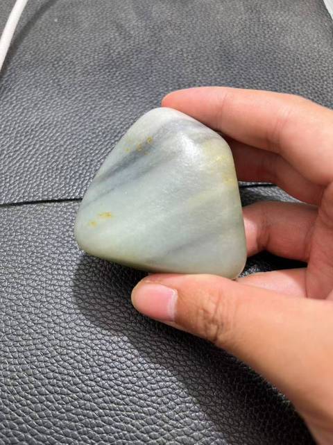 古玩玉器和田青花籽料原石真品鑒賞圖