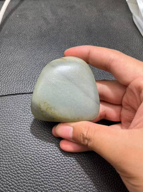 古玩玉器和田青花籽料原石真品鑒賞圖
