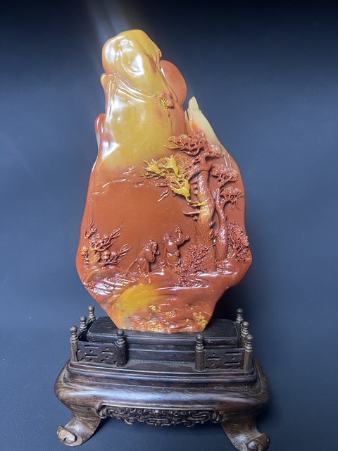 古玩雜項壽山石擺件真品鑒賞圖