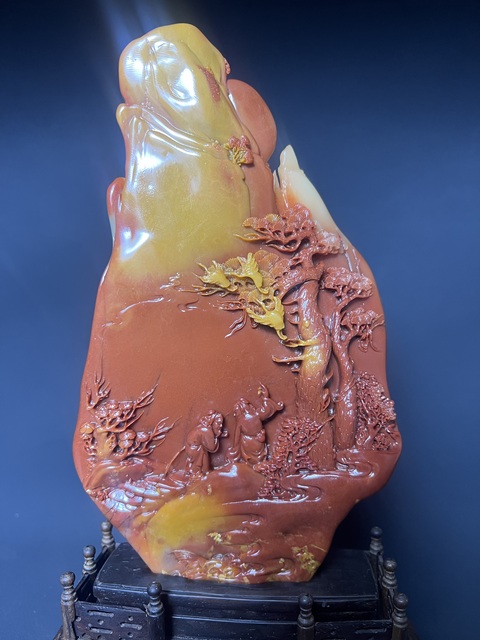 古玩雜項壽山石擺件真品鑒賞圖