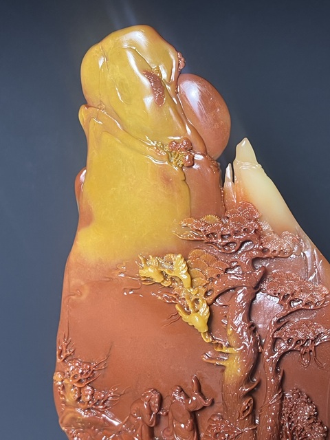 古玩雜項壽山石擺件真品鑒賞圖