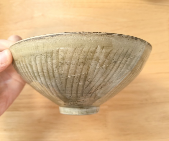 古玩陶瓷同安窯珠光青瓷碗真品鑒賞圖