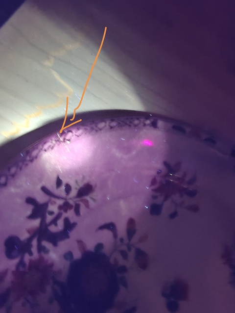 古玩陶瓷清康熙青花五彩描金花卉盤拍賣,當(dāng)前價(jià)格888元