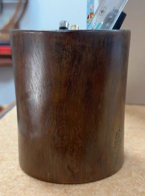 古玩雜項筆筒真品鑒賞圖