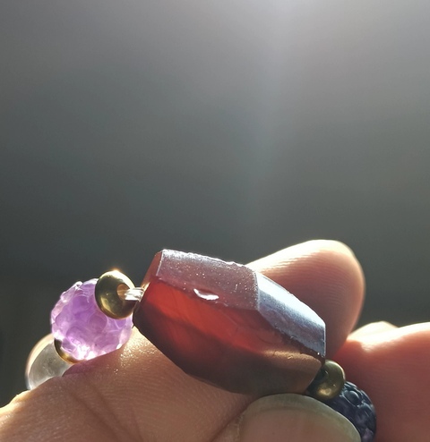 古玩玉器瑪瑙翡翠多寶珠串真品鑒賞圖