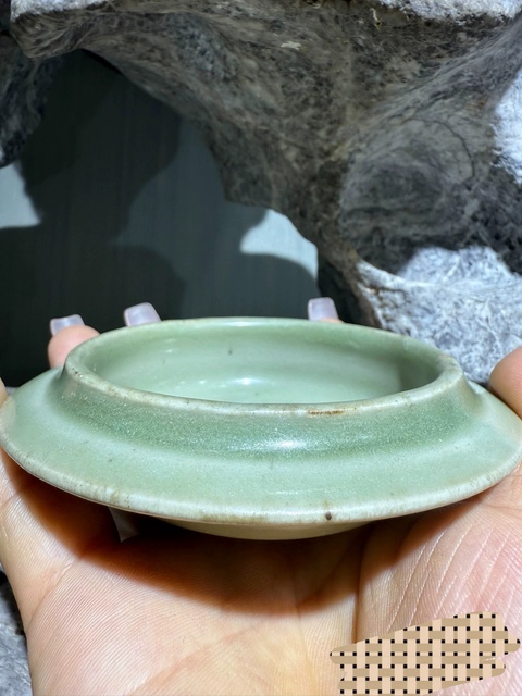 古玩陶瓷龍泉青瓷蓋真品鑒賞圖