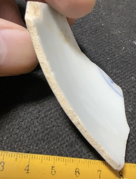 古玩陶瓷青花瓷片真品鑒賞圖
