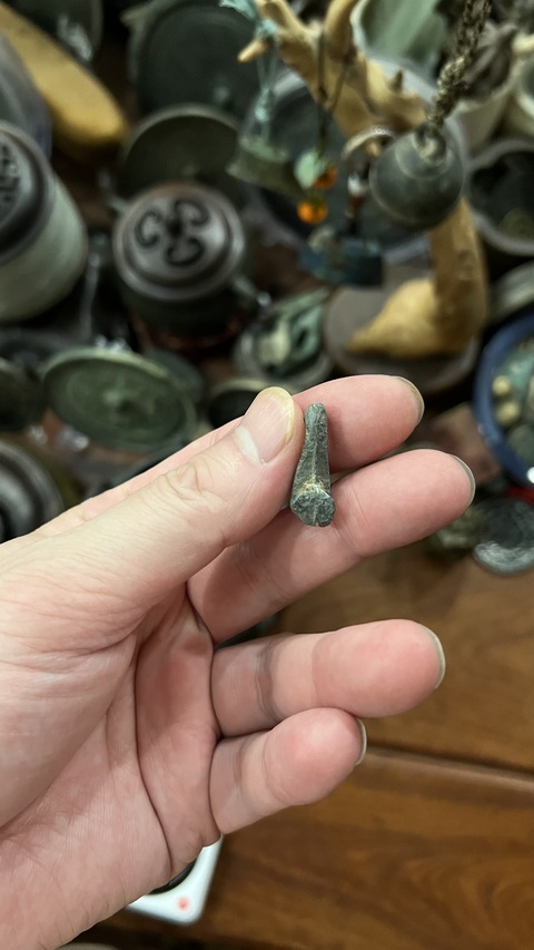 古玩銅器漢代青銅帶鉤真品鑒賞圖