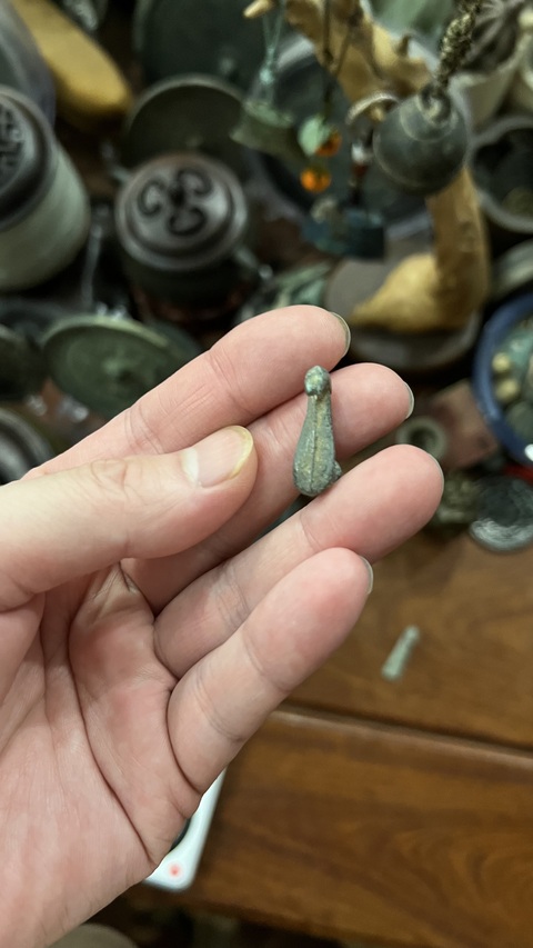 古玩銅器漢代青銅帶鉤真品鑒賞圖