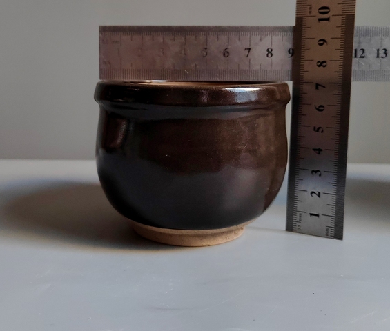 古玩陶瓷明代茶葉末釉小琴爐拍賣,當前價格0元