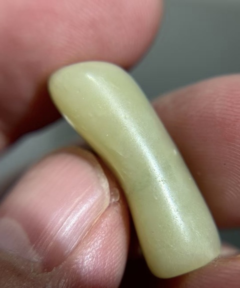 古玩玉器玉管珠真品鑒賞圖