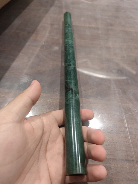 古玩玉器和田玉蕭真品鑒賞圖
