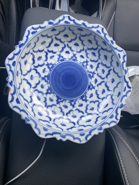 古玩陶瓷青花盤真品鑒賞圖