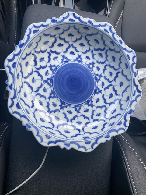 古玩陶瓷青花盤真品鑒賞圖