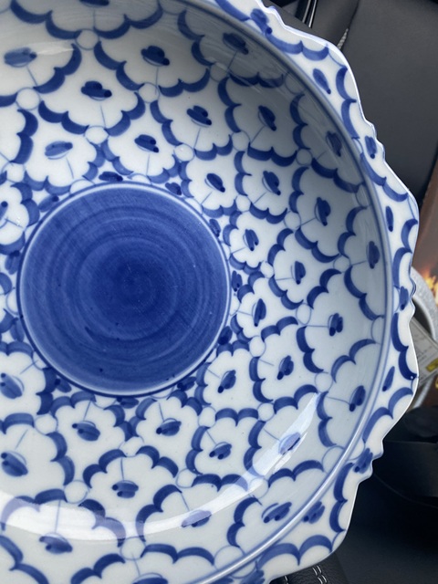 古玩陶瓷青花盤真品鑒賞圖