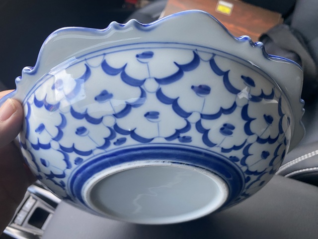 古玩陶瓷青花盤真品鑒賞圖