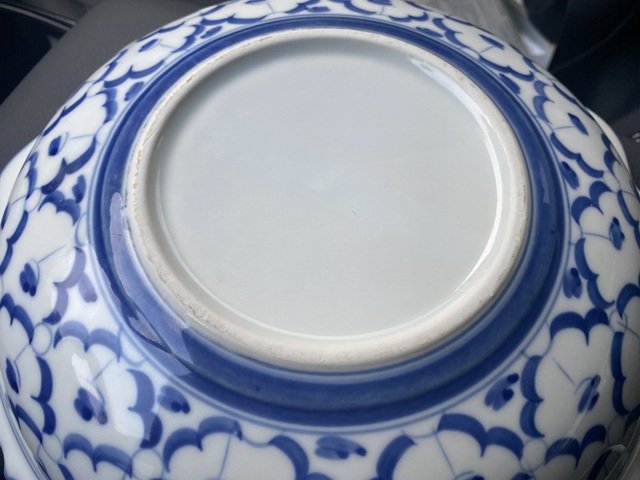 古玩陶瓷青花盤真品鑒賞圖